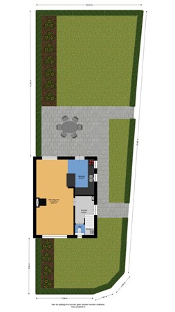 Floorplan - Frans Zwaanstraat 22, 2042 CC Zandvoort